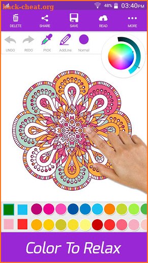 Coloring Art Book: Mandala Drawing, Painting Pages screenshot