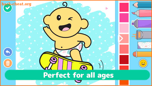 Coloring babies for kids - Cute baby drawing book screenshot