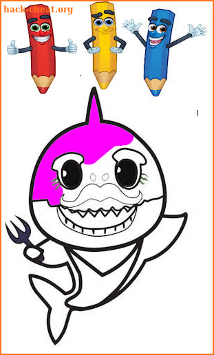 Coloring Baby Shark For kids screenshot
