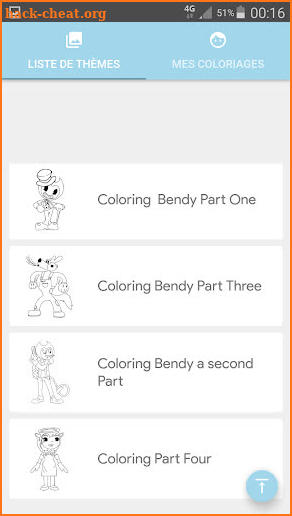 Coloring Bendy book screenshot