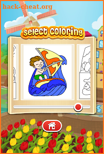 Coloring book screenshot