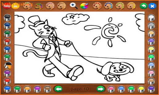 Coloring Book 16: Silly Scenes screenshot