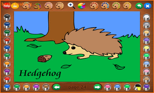 Coloring Book 18: Forest Babie screenshot