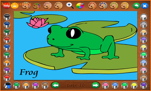 Coloring Book 18: Forest Babie screenshot