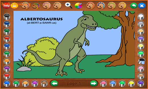 Coloring Book 2 Lite: Dinosaurs screenshot