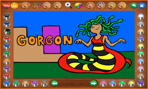 Coloring Book 29: Mythical Creatures screenshot