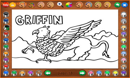 Coloring Book 29: Mythical Creatures screenshot
