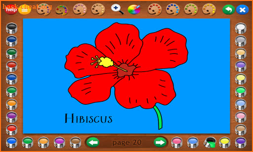 Coloring Book 4: Plants screenshot