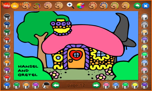 Coloring Book 8: Fairy Tales screenshot