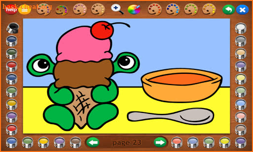 Coloring Book 9: Little Monsters screenshot