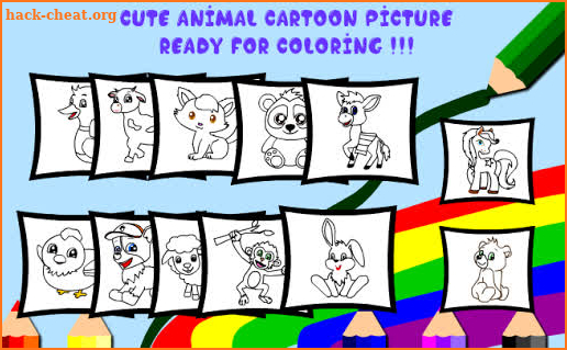 Coloring Book Animal For Kids : Little Bee screenshot