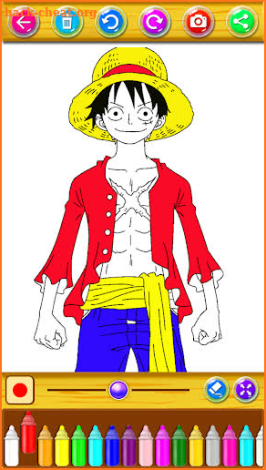 Coloring Book Anime Piece screenshot