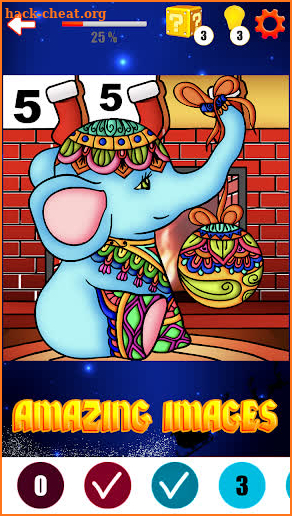 Coloring Book Christmas Color By Number Paint Game screenshot