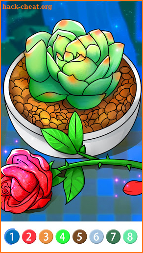 Coloring Book: Color by Number Oil Painting Games screenshot