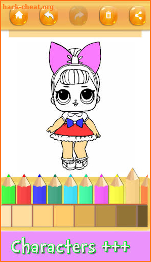 Coloring Book Doll Surprise -WDM1 LOL screenshot