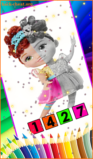 Coloring Book fancy nancy doll - color by number screenshot