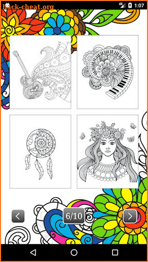 Coloring Book for Adults Anti-Stress screenshot