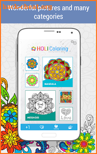 Coloring Book for Adults 🎨 HoliColoring screenshot