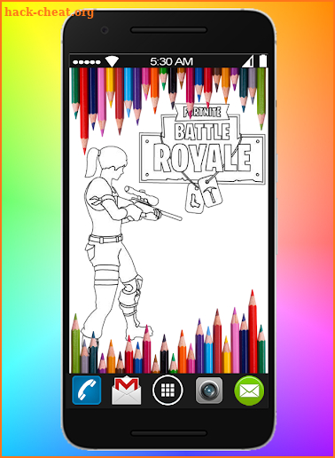 Coloring book for Battle Royal Fans screenshot