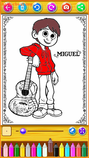 Coloring Book for COCO Miguel screenshot