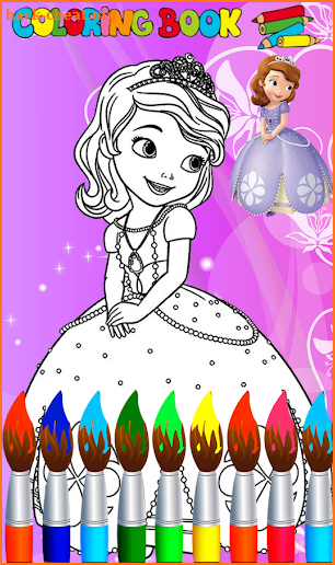 Coloring Book for Disney Princess screenshot
