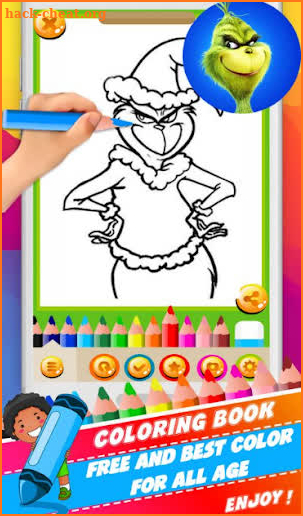 Coloring Book For Grinch Grinch & christmas story, screenshot