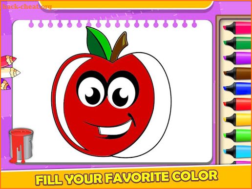 Coloring book for kids learning screenshot