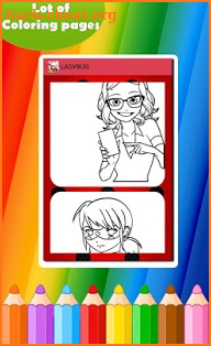 Coloring Book for Ladybug miracul screenshot