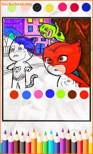 Coloring Book For Pj 2020: Fun Coloring Masks Game screenshot