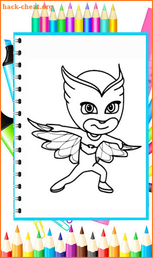 Coloring Book for PJ Heroes Masks: kids game 2020 screenshot