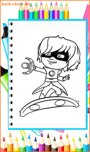 Coloring Book for PJ Heroes Masks: kids game 2020 screenshot