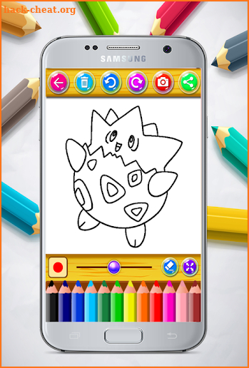 Coloring Book for Pokemo2 screenshot