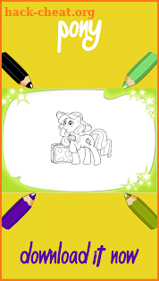 Coloring Book For Pony screenshot