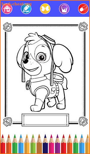 Coloring Book for Puppy patrol screenshot