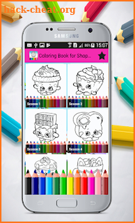 Coloring Book for Shopkins screenshot