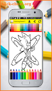 Coloring Book for Sonic screenshot