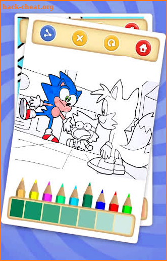 Coloring Book For Sonic 2020: Coloring Hedgehog screenshot