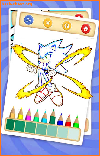 Coloring Book For Sonic 2020: Coloring Hedgehog screenshot