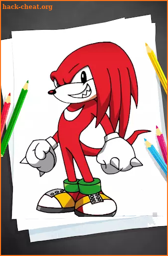 Coloring Book For Sonic 2020 Hedgehog's Page screenshot