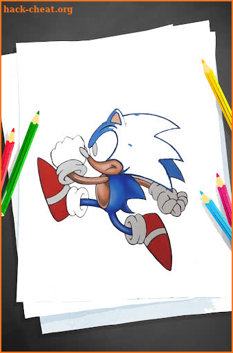 Coloring Book For Sonic 2020 Hedgehog's Page screenshot