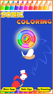 Coloring book for Sonic Mania screenshot
