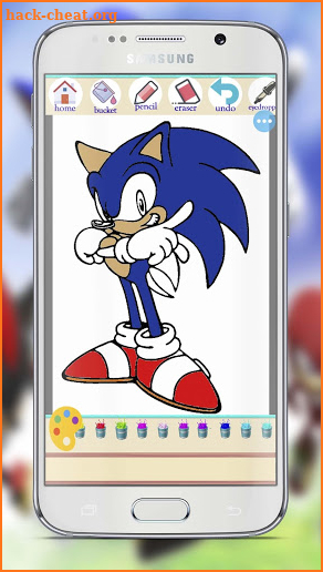 Coloring Book for Sonic Pages Hedgehog screenshot