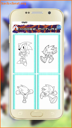 Coloring Book for Sonic Pages Hedgehog screenshot