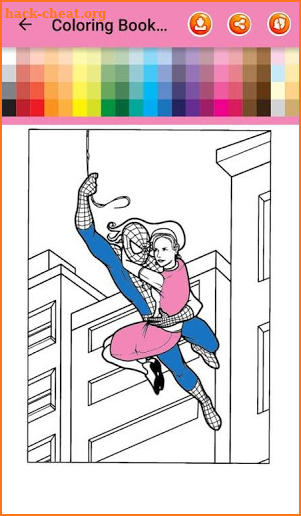 coloring book for Spider: Coloring 2020 woman free screenshot