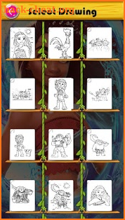 Coloring book for Vaian Moana Princess screenshot