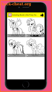 Coloring Book - Little Pony for Kids screenshot