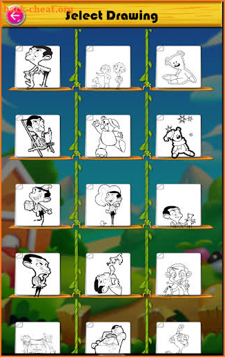Coloring Book Mr Funny : Bean Coloring Game screenshot