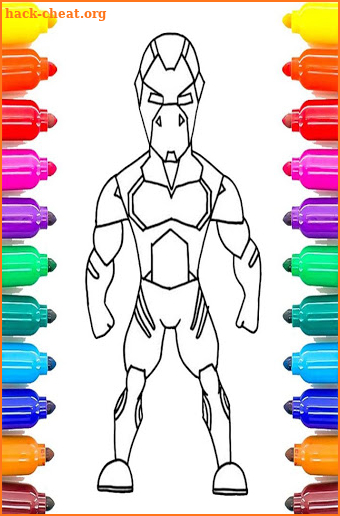 Coloring Book of Fortnite Characters screenshot