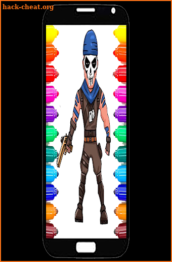 Coloring Book of Fortnite Characters screenshot