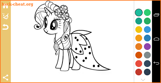 Coloring Book of Little Pony screenshot